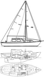 Pearson 300 Drawing