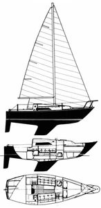 C&C 25 Mk II Drawing