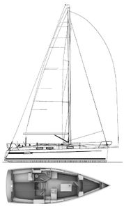 Bavaria Cruiser 33 Drawing