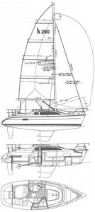 Hunter 280 Drawing