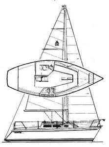 Capri 26 (Catalina) Drawing