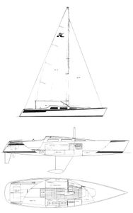Hobie 33 Drawing