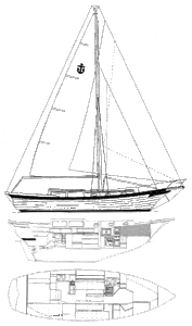 Downeaster 38 Drawing