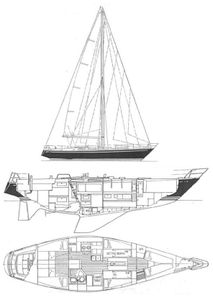 Swan 44 (S&S) Drawing