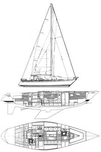 Swan 47 S&S Drawing
