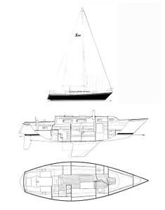 Sabre 34 Drawing