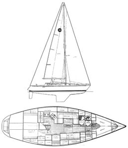 O'day 40 Drawing