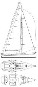 Farr 40 One-Design Drawing