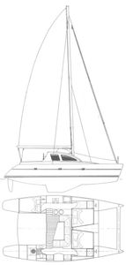 Lagoon 37 Drawing
