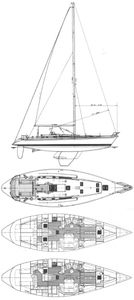 First 51 (Beneteau) Drawing
