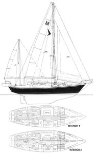 Seafarer 38 C KR Drawing