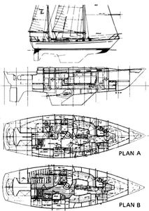 Cheoy Lee 44 Drawing