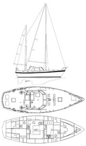 Nautor 39 Drawing