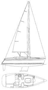 Sun Odyssey 32.2 (Jeanneau) Drawing