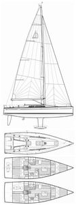 Dehler 41 Drawing