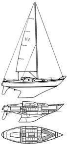 King's Cruiser 29 Drawing