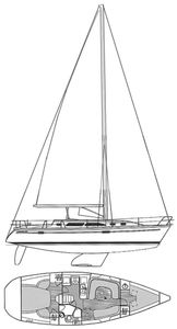 Catalina 380 Drawing