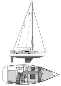 Catalina 355 Drawing