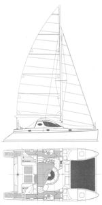 Catana 411 Drawing
