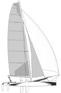 Nacra F18 Drawing