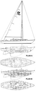 Pearson 43 Drawing