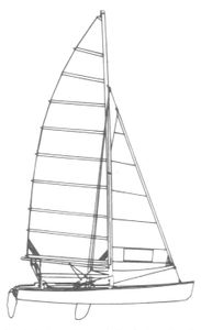 Hobie 18 Magnum Drawing