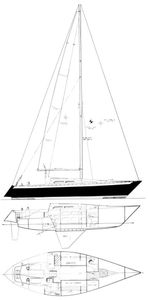 Ericson 34 Drawing