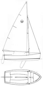 Widgeon 12 (O'day) Drawing
