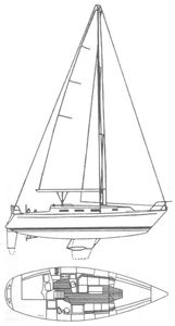 Pearson 34-2 Drawing