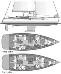 Oceanis 54 (Beneteau) Drawing
