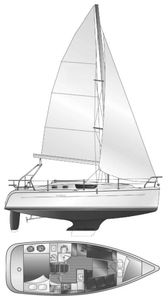 Hunter 30/31 (2005) Drawing