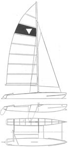 Yachting World Catamaran Drawing