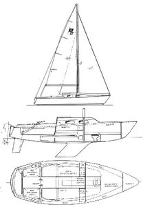 Pearson 22 Drawing