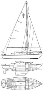 Trident 24 Drawing