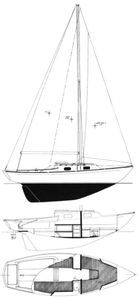 Alberg 22 Drawing