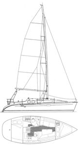 Hunter 320 Drawing