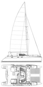 Catana 44 Drawing
