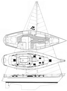 Morgan 44 (Catalina) Drawing