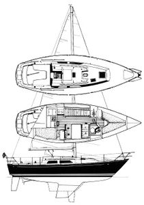 C&C 32 Drawing