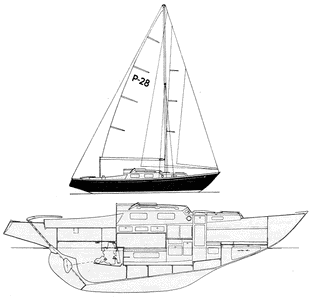 Hallberg-Rassy P-28 Drawing