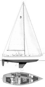 Pearson 36-2 Drawing