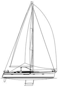Bavaria Cruiser 56 Drawing