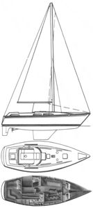Moody 34 Drawing