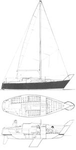 Hunter 25 Drawing