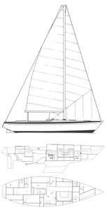 Dufour 41 Drawing