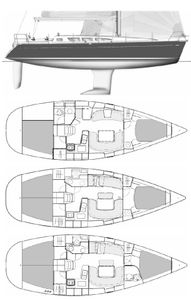 Sun Fast 40.3 (Jeanneau) Drawing