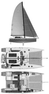 Gunboat 48 Drawing