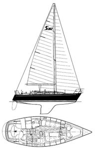 Sabre 362 Drawing