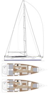 Arcona 50 Drawing