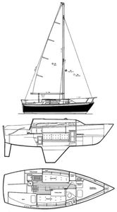 Ericson 25+ Drawing
